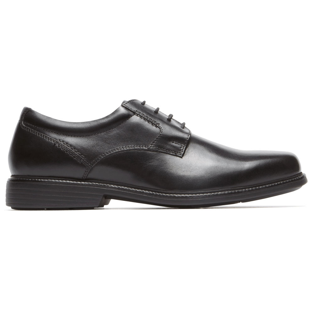 ロック ポート ビジネス シューズ メンズ 黒 - Charles Road Plain Toe - OUM970184